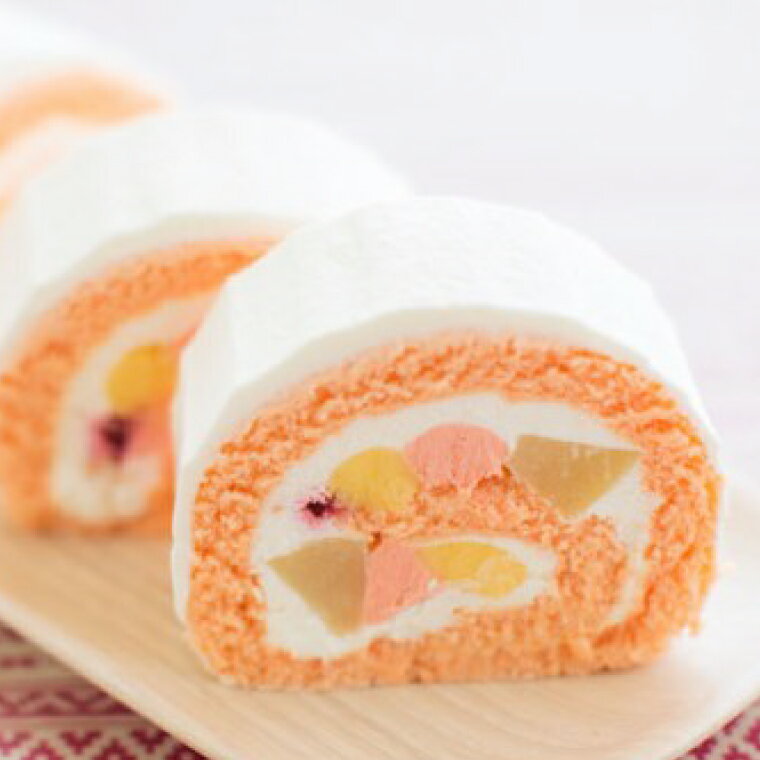 【ふるさと納税】【期間限定】白桃ロール ふるさと納税 ロールケーキ （AQ030-2）
