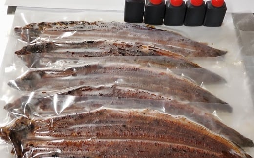 国産 特大 うなぎ 蒲焼 5尾 （1.15 〜 1.25kg） と 特製タレ 5個 セット