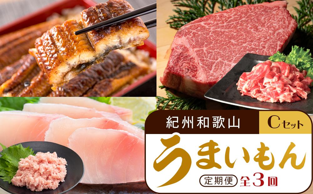 【定期便 全3回】紀州和歌山うまいもんセットC（生まぐろ・うなぎ蒲焼・熊野牛）【UT127】 303446_XF91167