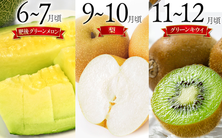 【6回定期便 Aコース】【ご家庭用】フルーツ定期便 旬のフルーツセット/ いちご 柑橘類 スイカ メロン 梨 キウイ / 南島原市 / 長崎県農産品流通合同会社 [SCB065]/ フルーツ定期便 果