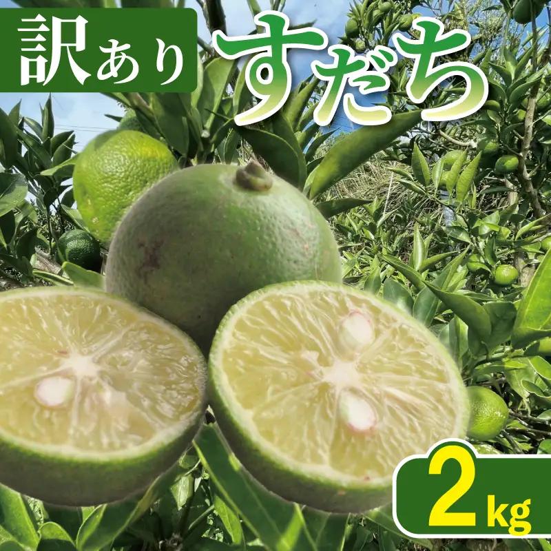 訳あり すだち 2kg サイズ不揃い 家庭用
