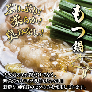 国産 下茹でモツ 約3kg 【 下茹でモツ 】