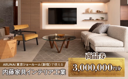 ARUNAi 3,000,000円商品券 ALPFI008