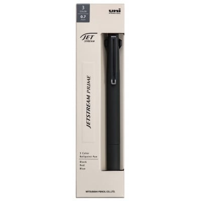 
            JETSTREAM PRIME 3色ボールペンノック式0.7mm ブラック【1661683】
          