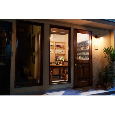 ふるさと納税 宇治市 【お花とお茶葉のアレンジメント】茶和花(宇治駅)ピンク |  | 03