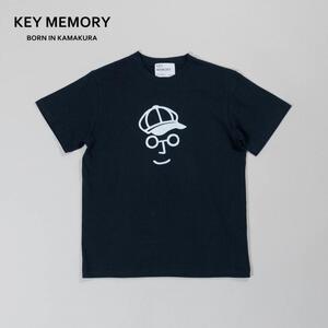 《1》【KEYMEMORY 鎌倉】キャスケットイラストTシャツ NAVY