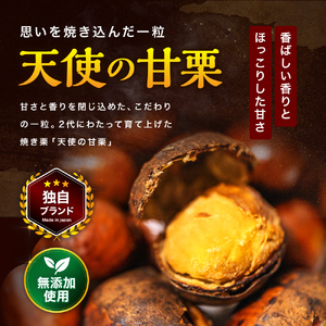 【先行予約】天使の甘栗 和栗焼き栗300g | 栗 甘栗 国産和栗 自然の甘み 無添加おやつ 焼き栗300g やさしい甘さ 大分県 中津市 