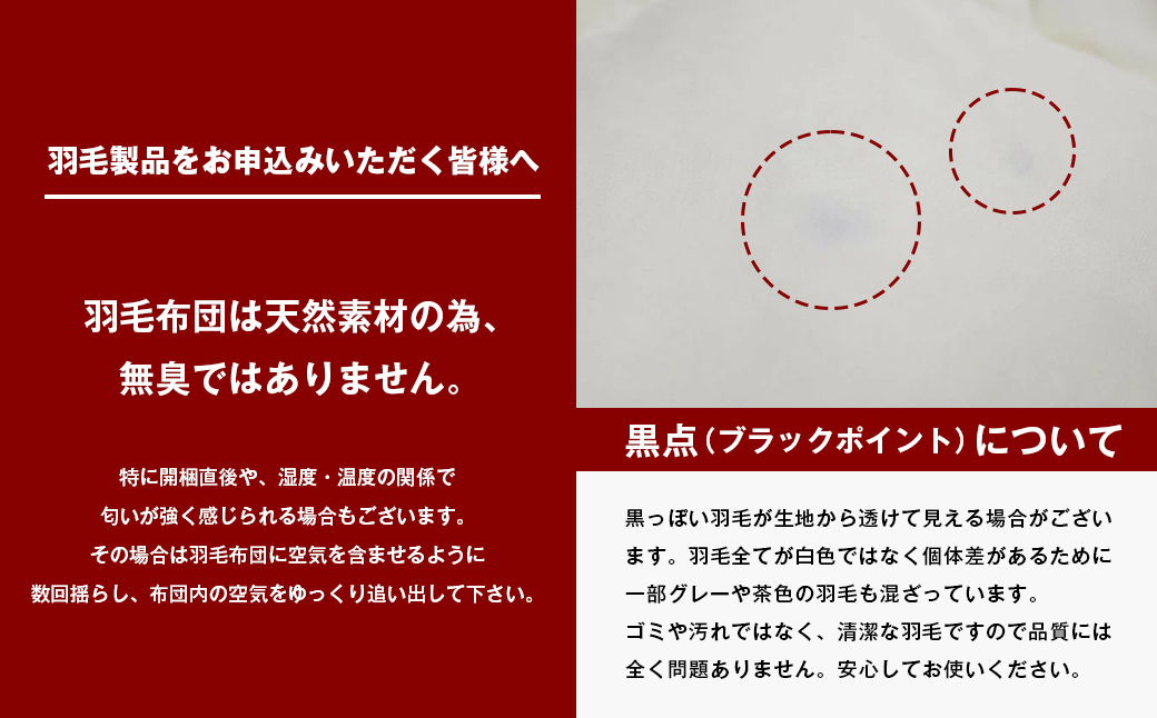 140×190cm 小さめ羽毛ふとん 1.0kg入 85％ セミシングル ジュニア ふわかる1410