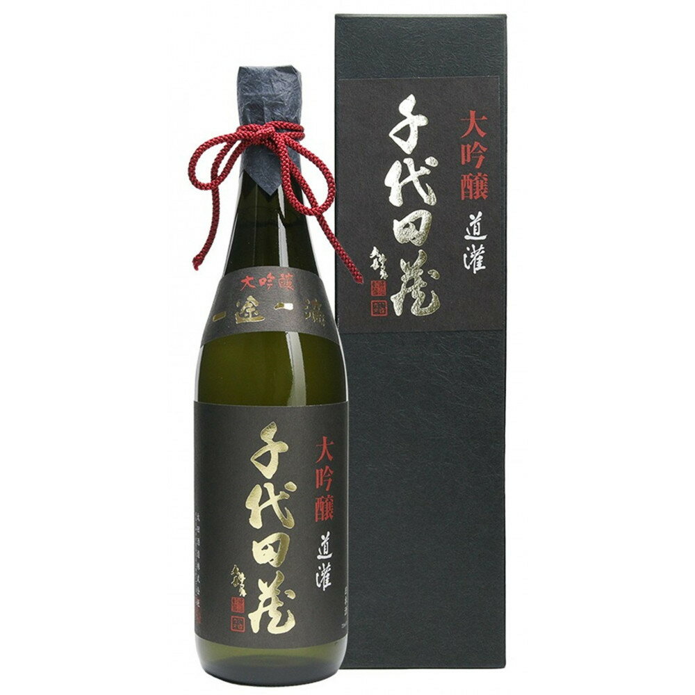 【ふるさと納税】道灌 大吟醸 千代田蔵　720ml瓶 （化粧箱付き） | お酒 日本酒 大吟醸酒 さけ 人気 ギフト 化粧箱 おすすめ 送料無料
