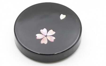 【高岡漆器】マグネット青貝入り チュリップ・さくら 2個組 民芸品 工芸品 伝統技術  FAD-0711