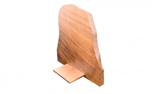 【屋久杉で創った】世界に一つだけの置物2文字(高橋工芸/033-1060)