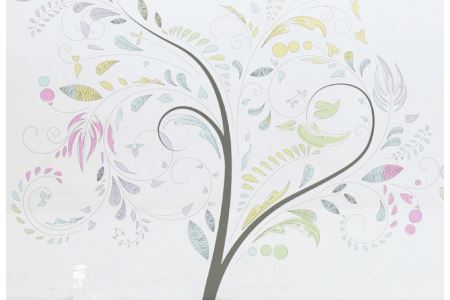 キッチン水はねガードアクリルボード　イマジネーションウッド90㎝