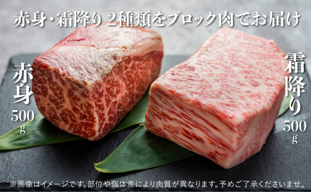 【2週間～発送】訳あり 飛騨牛ブロック [塊] 計1kg 霜降り肉 赤身肉 500g×2 食べ比べ 部位お任せ 不揃い 食べ比べ ブロック肉 セット 真空パック 黒毛和牛 肉 御中元 夏ギフト バーベ