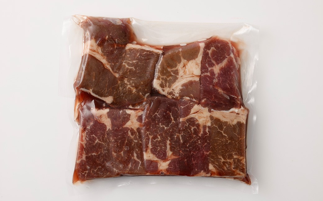 【訳あり】厚切り牛ザブトン（肩ロース）ステーキ 約500g×4パック 計：約2.0kg