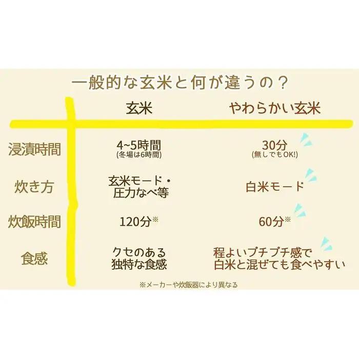 【定期便全6回】【栄養機能食品】白米と同じように炊けるやわらかい玄米 新潟県産コシヒカリ 900g×4袋（受注の翌月から毎月配送）