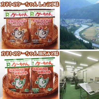 ふるさと納税 下呂市 ケーちゃん10個入り(みそ味・しょうゆ味 各230g×5個)けいちゃん 鶏ちゃん【8-1】 |  | 02