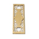 【ふるさと納税】oka-d-artのアイアンテーブル IGT規格 カスタムパーツ 真鍮 ハーフユニット デザイン2【1407272】