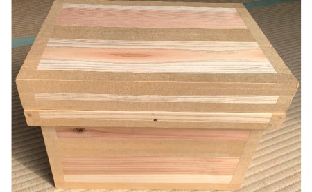 木こりの積木ランド 茶箱 玩具 おもちゃ 工芸品 桧 檜 ヒノキ  ネームなし