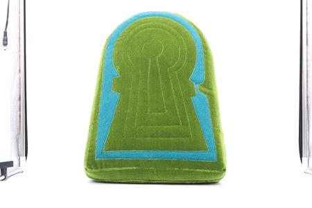 墓山古墳クッション 周濠付 Lサイズ