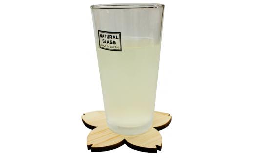 木製コースター 【 Danran コースター 桜 無塗装  (2枚セット) 】  ひのき 桧 ヒノキ 木製品 父の日 母の日 雑貨  高知県 馬路村 【438】