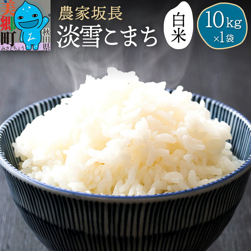 【ふるさと納税】【楽天限定】【白米】淡雪こまち 10kg 精米 令和7年産 秋田県産