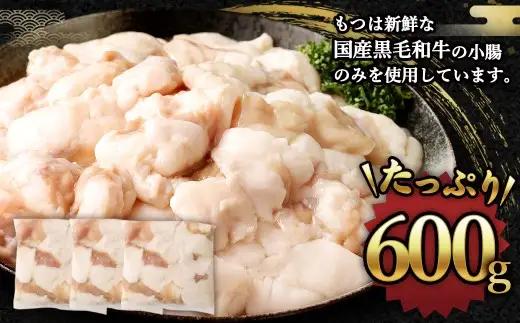 【2027年3月発送】国産牛もつ鍋6人前 ちゃんぽん 濃縮スープ付（醤油味） 合計：1150g もつ 鍋 ホルモン 国産牛小腸