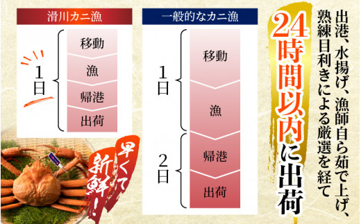 【順次配送中】ボイル紅ズワイガニ 【25年度9月下旬以降順次配送】【川村水産】※発送前に在宅確認の電話連絡をいたします!　新鮮でみずみずしい甘さがぎゅっと詰まった「富山湾の朝陽」