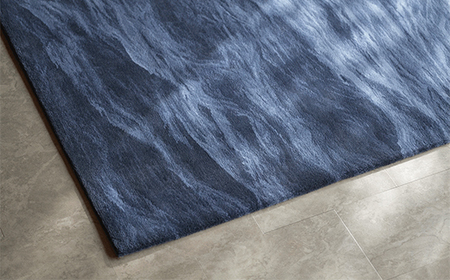 【山形緞通×奥山清行】 『UMI』 Cool Gray (S) 高級 カーペット 絨毯 じゅうたん インテリア ラグ おしゃれ オシャレ お洒落 oc-loums-cg