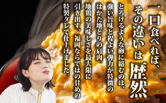 はかた地どり親子丼（冷凍） 5袋　CV009