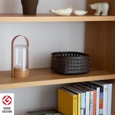 ふるさと納税 奥州市 暮らしを豊かにするシンプルで美しいかご S2 ダークブラウン バンドシー [AR039] |  | 02