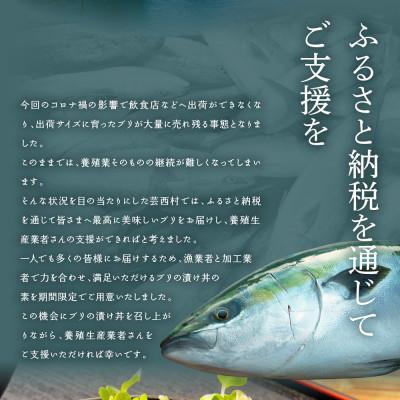 ふるさと納税 芸西村 高知の海鮮丼の素「ブリの漬け」1食80g×5P+「マグロの漬け」1食80g×5P |  | 01