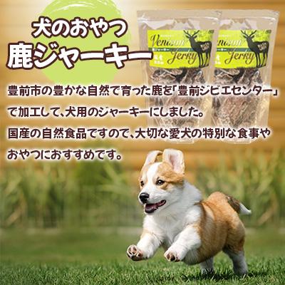 ふるさと納税 豊前市 福岡県豊前市産　犬のおやつ　鹿ジャーキー　150g×2 |  | 01