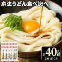 【ふるさと納税】うどんバカ店長 (合計40食分) 2種 本場 讃岐 讃岐うどん さぬき 香川県 本生うどん 食べ比べ セット 純生タイプ 細麺 8分うどん 極太麺 伝説の極太麺 福袋 小麦 麺 釜玉 醤油 ぶっかけうどん 釜揚げ 名産品 コシ 常温 常温保存 【man006】【味源】