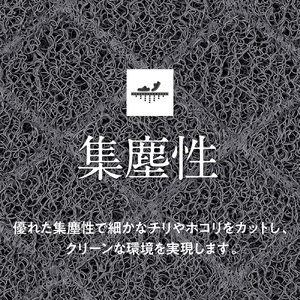 耐久性に優れた泥落としマット 約450mm×750mm (2色から選択) [036T04]