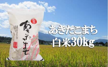 【2024年11月発送開始】 令和6年産 新米 あきたこまち 精米 30kg （10kg×3袋） ／ 白米 産地直送 岩手県産 【かきのうえ】