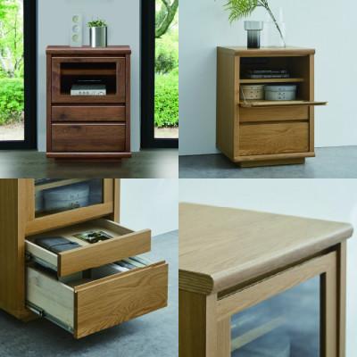 ふるさと納税 大川市 無垢リビング家具ソリド(キャビネット・シェルフ)50cm WN(ウォールナット) |  | 01