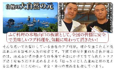 (250001)とらふぐ　刺身　定期便　 コース　小分け　1人前【隔月10皿（10人前）×6ヶ月】