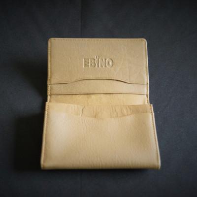 ふるさと納税 えびの市 シカ革　名刺入れ(ベージュ) |  | 01