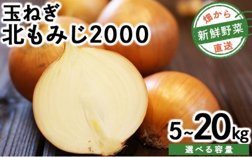 
                  ＜先行予約・内容量が選べる＞ 畑から直送の新鮮野菜！玉ねぎ（北もみじ2000）5kg / 10kg / 20kg
                