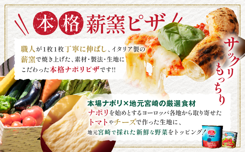 BONLISSA薪窯ピザBセット(合計3枚) パン 加工品 惣菜 国産_T001-0021