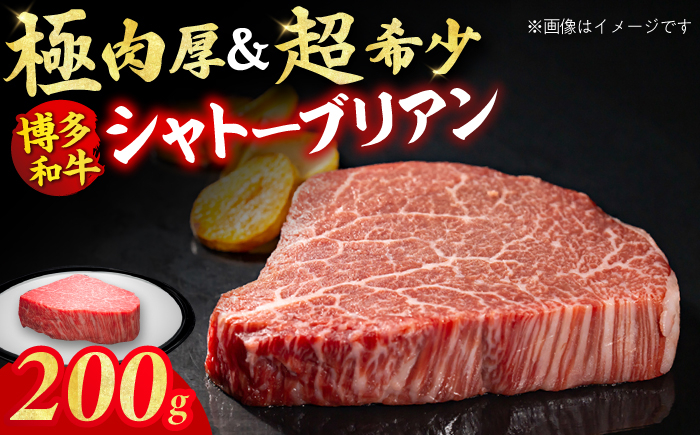 
【ダイヤモンドカットで希少部位を堪能！】博多和牛 ヒレ シャトーブリアン 200g×1枚 牛肉 ステーキ お歳暮 お中元 贈答用 シャトーブリアン ヒレ ヒレステーキ 赤身 父の日 母の日 敬老の日 希少 レア 広川町 / 久田精肉店株式会社 [AFBV023]
