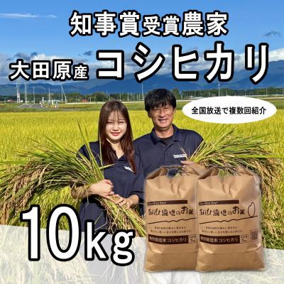 ふるさと納税 大田原市 栃木県大田原産コシヒカリ 白米10kg|特別栽培米|栃木県農業大賞知事賞受賞農家