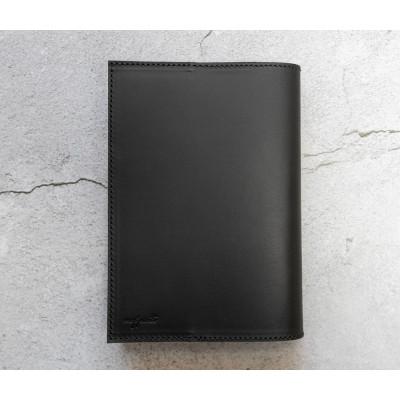 ふるさと納税 大川市 mafpinto ブックカバー 四六判サイズ 本革 ブラック
