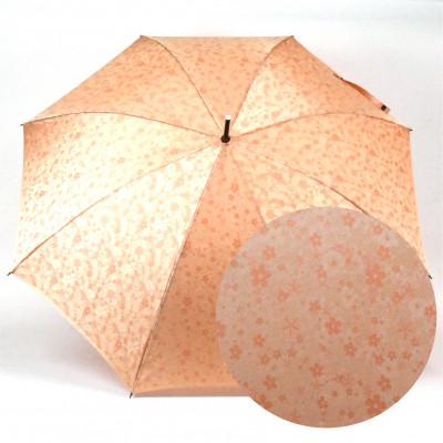 ふるさと納税 富士吉田市 花ジャガード(晴雨兼用長傘)オレンジ |  | 01