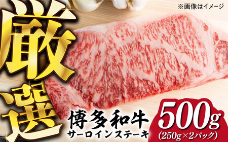【溢れる肉汁と濃厚な旨味】博多和牛 サーロイン ステーキ セット 500g(250g×2枚)《築上町》【株式会社MEAT PLUS】 牛肉 肉 [ABBP013] サーロイン サーロイン サーロイン サーロイン サーロイン