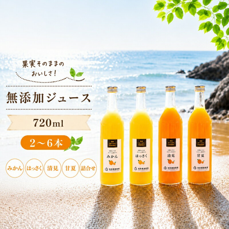 【ふるさと納税】 有田 みかん 100% ジュース / 温州みかん 有田みかん ストレート 果汁 無添加 柑橘 和歌山 7000円 720ml ※北海道・沖縄・離島への配送不可 //drink