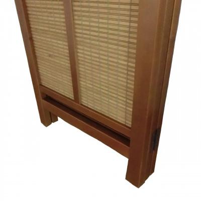 ふるさと納税 富田林市 土肥家具工芸の衝立 木簾折畳み150タイプ ライトブラウンxライトブラウン インテリア家具 |  | 03