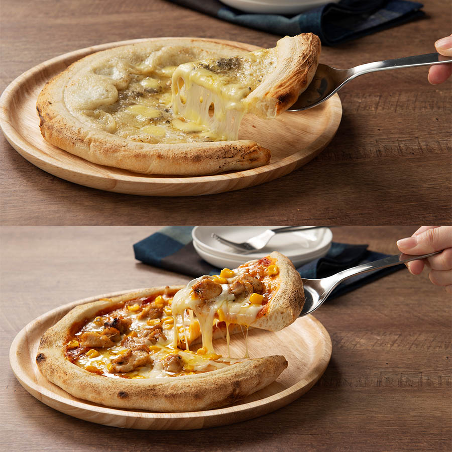 南の大地 THE PIZZA 5枚 Aセット（マルゲリータ、バジル、クワトロフォルマッジ、豊後どりの炭火焼、しらす・ツナ＆桜エビ）