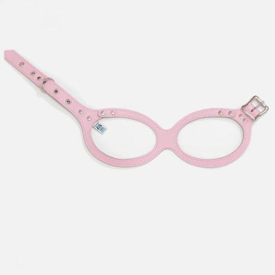 ふるさと納税 八潮市 メガネハーネス【Lサイズ】ピンク(本革製)kazama standard