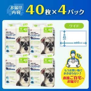 ペットシーツ ネオシーツセレブ ワイド160枚 (40枚×4袋) 高速シャットアウト吸収 大容量 高品質 ストロング消臭 クエン酸 足漏れ防止 犬 猫 ペット 日用品 コーチョー 富士市 [sf002